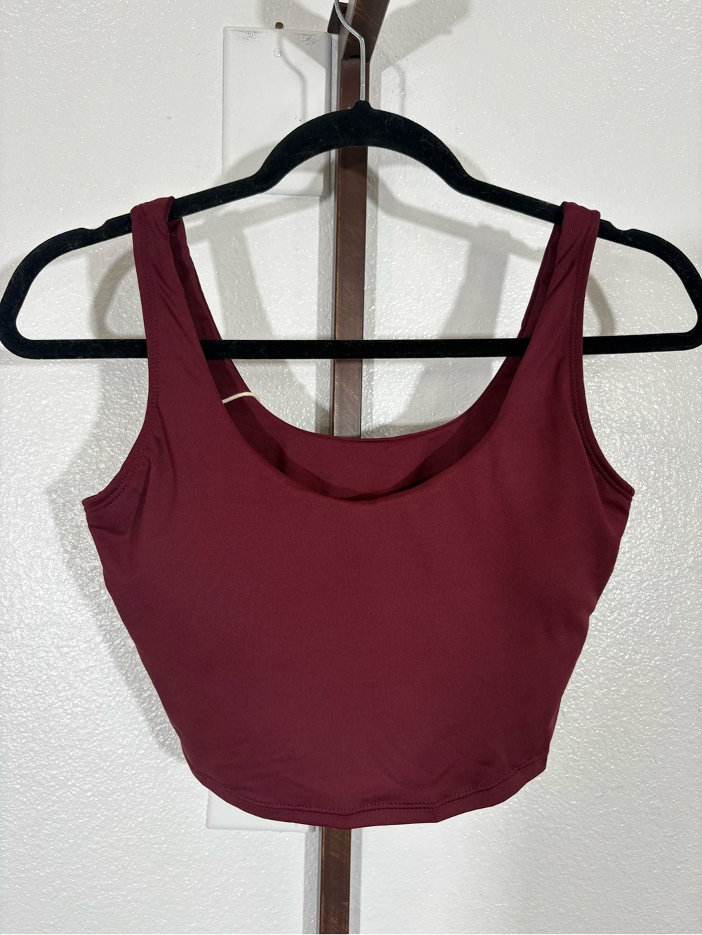 NWT Crissova Maternity V Latch Nursing
Crop Top Size Large in Maroon